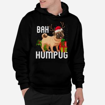 Bah Humpug Puggle Xmas Hum Pug Baby Gifts Pet Dogs Hoodie | Crazezy CA