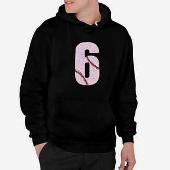 Baseball 6Th Birthday Gift For Six Year Old Hoodie | Crazezy AU