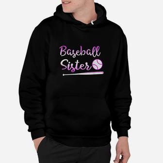 Baseball Sister Summer Gift For Sports Girls Hoodie | Crazezy AU