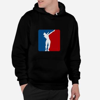 Basketballspieler Silhouette Herren Hoodie, Grafikdruck Design - Seseable