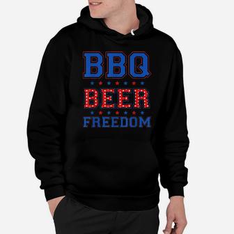 Bbq Beer Freedom Shirt America Usa Party 4Th Of July Hoodie - Monsterry