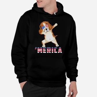 Beagle Merica 4Th Of July Hoodie - Monsterry CA