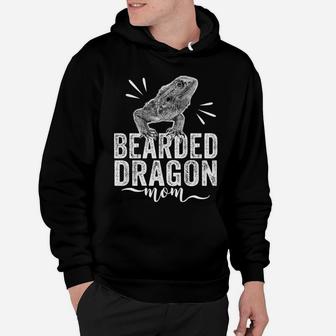 Bearded Dragon Mom Reptile Lizard Beardie Gift Hoodie | Crazezy