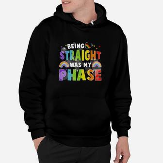 Being Straight Was My Phase – Lgbt Pride Shirt Hoodie - Thegiftio UK