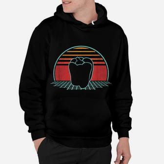 Bell Pepper Retro Vintage 80S Style Gift Hoodie | Crazezy