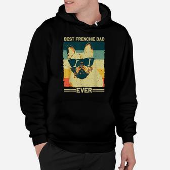 Best Frenchie Dad Design Men Father French Bulldog Lovers Hoodie | Crazezy UK
