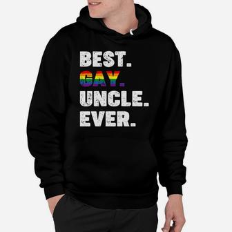Best Gay Uncle Ever Lgbt Pride Hoodie - Monsterry