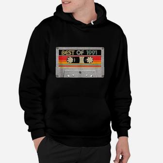 Best Of 1991 30Th Birthday Gifts Cassette Tape Vintage Hoodie | Crazezy