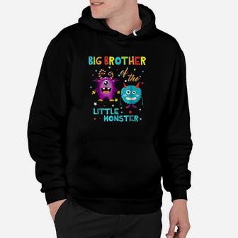Big Brother Of The Little Monster Birthday Monster Hoodie | Crazezy DE