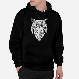 Big Eye Owl Hoodie | Crazezy