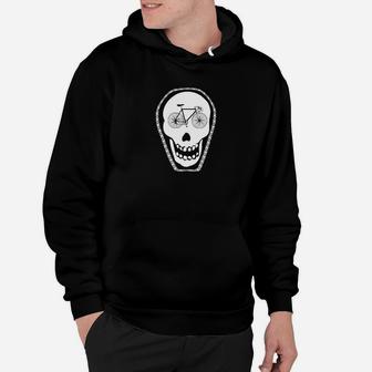 Bike Totenkopf Fahrrad Velo Bicycle Hoodie - Seseable