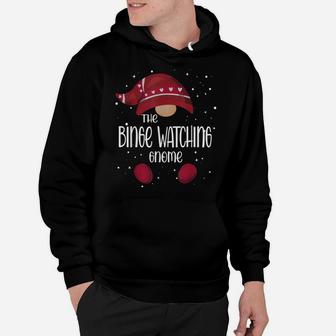 Binge Watching Gnome Matching Family Pajamas Christmas Gift Hoodie | Crazezy