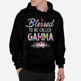 Blessed To Be Called Gamma Flower Style Hoodie | Crazezy