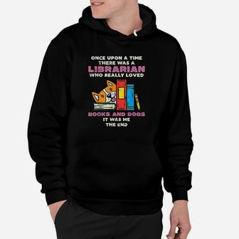 Books And Dogs Pet Lover Hoodie | Crazezy AU