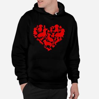 Boy Kid Girl Valentine’S Day Dog Costume, Dachshund Mom Dad Hoodie | Crazezy UK