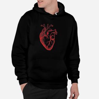 Boy Valentine Men Anatomical Heart Cool Gift For Him Awesome Hoodie | Crazezy CA