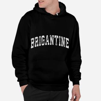 Brigantine New Jersey Vintage Nautical Crossed Oars Sweatshirt Hoodie | Crazezy