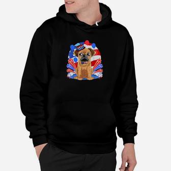 Brussels Griffon Merica 4Th Of July Patriotic American Dog Hoodie - Monsterry