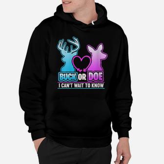 Buck Or Doe Can't Wait To Know Gender Reveal Hoodie - Monsterry UK