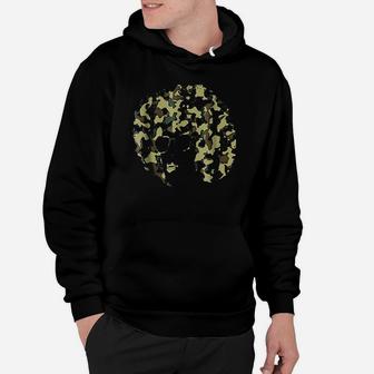 Camoflage Afro Melanin Natural Hair Hoodie | Crazezy