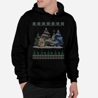 Camouflage Christmas Trees Camo Xmas Gift Sweatshirt Hoodie | Crazezy DE