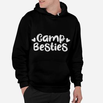 Camp Besties Shirt Cute Best Friend Summer Camper Girl Gift Hoodie | Crazezy