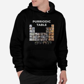 Cat Chemistry Pun Periodic Table Hoodie | Crazezy CA