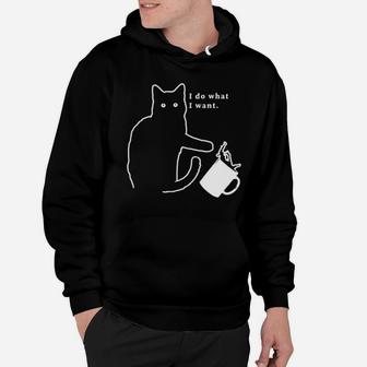 Cat I Do What I Want Hoodie - Monsterry DE