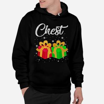 Chest Nuts Matching Funny Chestnuts Xmas Couples Pajamas Hoodie | Crazezy