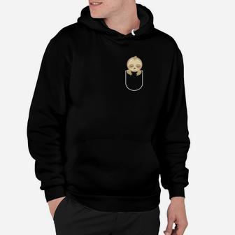 Chillin Sloth Pocket Funny Sloth In Your Pocket T Hoodie