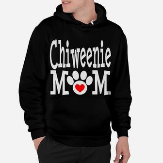 Chiweenie Mom Dog Owner Funny Cute Christmas Gift Chihuahua Hoodie | Crazezy CA
