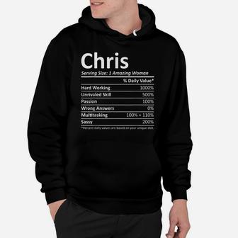 Chris Nutrition Personalized Name Funny Christmas Gift Idea Hoodie | Crazezy UK