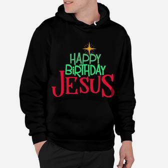 Christian Christmas Happy Birthday Jesus Women Men Kids Gift Hoodie | Crazezy CA