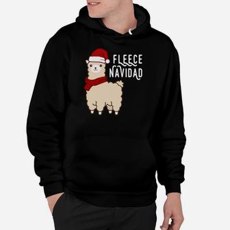 Christmas Alpaca Sweatshirt, Fleece Navidad Xmas Gift Hoodie | Crazezy