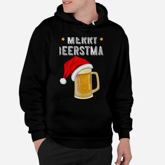 Christmas Beer Merry Beerstmas Drinking Team Squad Ale Party Sweatshirt Hoodie | Crazezy
