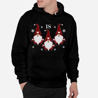 Christmas Is Gnoming Santa Claus Garden Gnome Christmas Hoodie | Crazezy