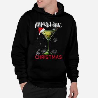 Christmas Martini Cocktail Happy Hour Shirt Funny Drink Gift Sweatshirt Hoodie | Crazezy DE