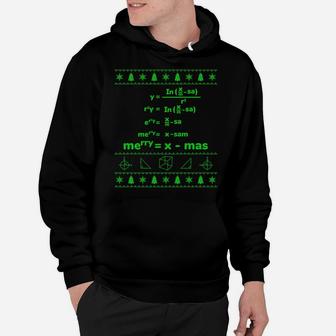 Christmas Merry Xmas Math Equation Design Sweatshirt Hoodie | Crazezy UK