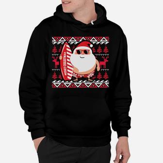 Christmas Santa Claus Hawaii Ugly Sweater Design Sweatshirt Hoodie | Crazezy