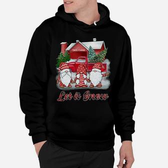 Christmas Shirts Let It Snow Gnome Womens Kids Christmas Sweatshirt Hoodie | Crazezy