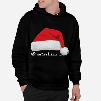 Christmas Squad Shirt Funny Santa Hat Family Matching Pajama Sweatshirt Hoodie | Crazezy