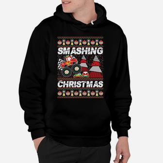 Christmas Truck Shirt Funny Monster Truck Boys Gift Sweatshirt Hoodie | Crazezy AU