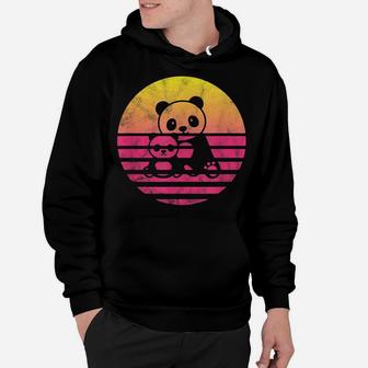 Classic Panda And Baby Gift Hoodie | Crazezy
