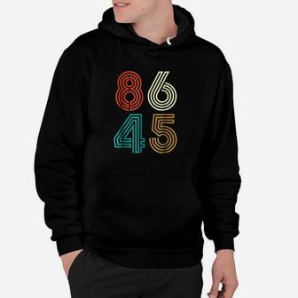 Classic Vintage Style 86 45 Funny Hoodie | Crazezy