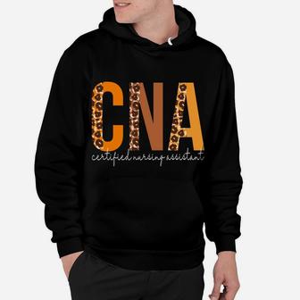 Cna Certified Nursing Assistant Leopard Fall Autumn Lovers Sweatshirt Hoodie | Crazezy