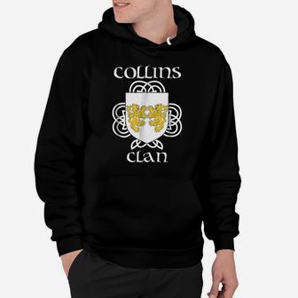 Collins Family Crest Coat Of Arms T Shirt Hoodie | Crazezy