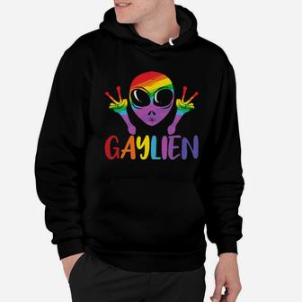 Colorful Alien Gay Lgbtq Community Hoodie - Monsterry UK