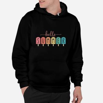 Colorful Hello Summer Hoodie | Crazezy