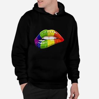 Colorful Lip Hoodie | Crazezy