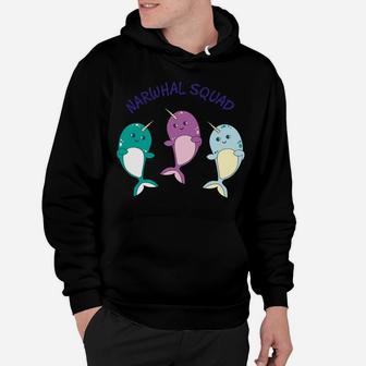 Cool Narwhal Squad Hoodie - Funny Birthday Gift For Kids Hoodie | Crazezy DE
